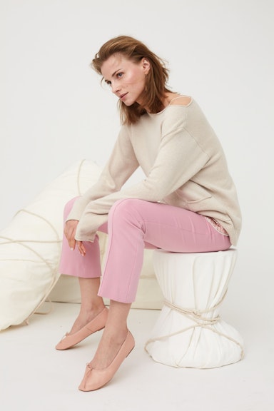 Bild 5 von Pullover wool - Modal Blend in light beige mel | Oui