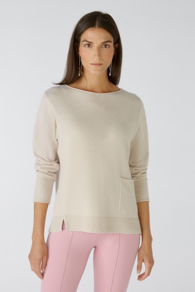 Bild 1 von Pullover wool - Modal Blend in light beige mel | Oui