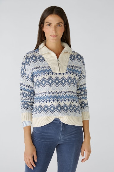 Bild 1 von Pullover cotton blend in ltblue blue | Oui
