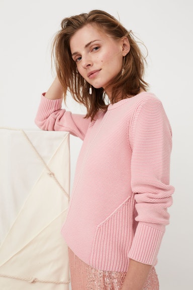 Bild 7 von Pullover 100% cotton in cameo pink | Oui