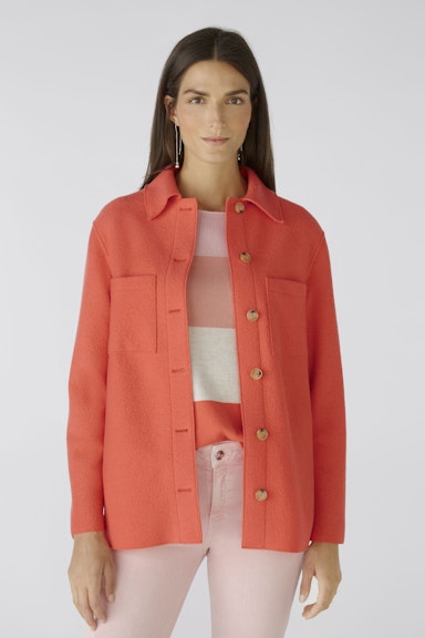 Bild 2 von Jacket boiled Wool - pure new wool in coral | Oui