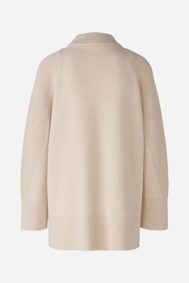 Bild 2 von Pullover wool blend with modal in light beige mel | Oui