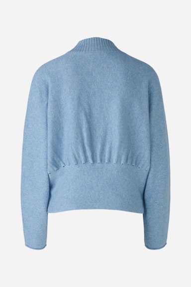Bild 2 von Pullover with batwing sleeves in sky blue | Oui