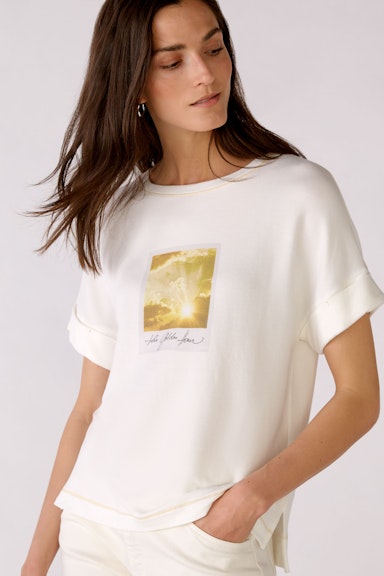 Bild 6 von T-Shirt mit Polaroid Print in cloud dancer | Oui