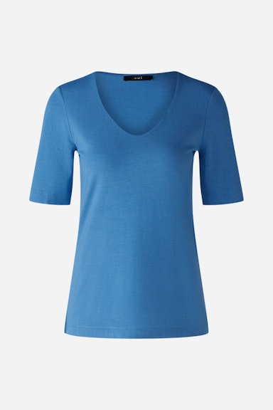 Bild 5 von T-Shirt elastische Cotton-Modalqualität in bright cobalt | Oui