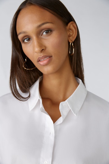Bild 6 von Shirt blouse elastic cotton in optic white | Oui