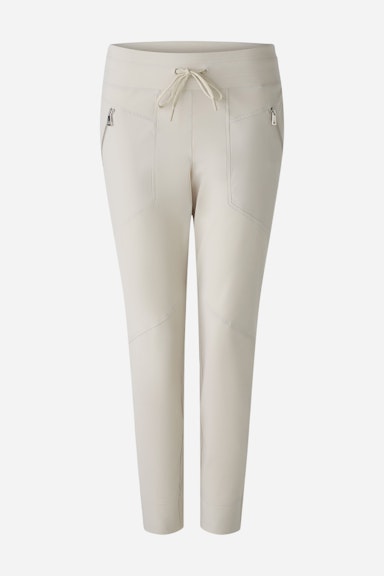 Bild 1 von Trousers with high elastane content in silver lining | Oui