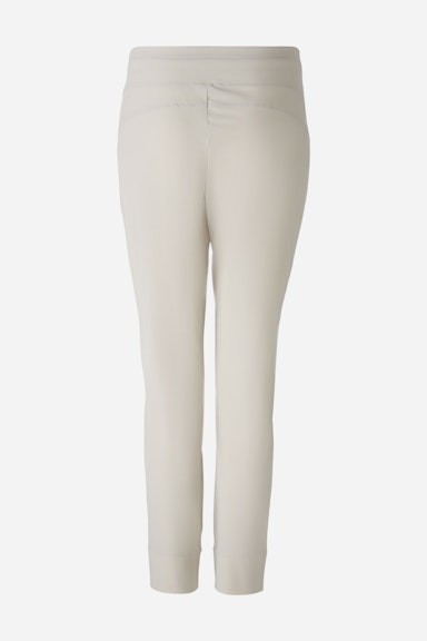 Bild 2 von Trousers with high elastane content in silver lining | Oui