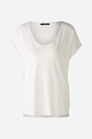 Bild 1 von T-shirt lyocell-cotton blend in cloud dancer | Oui