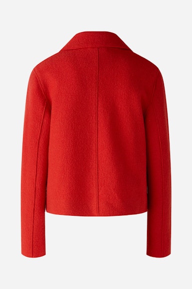 Bild 2 von Caban jacket boiled wool - pure new wool in aura orange | Oui