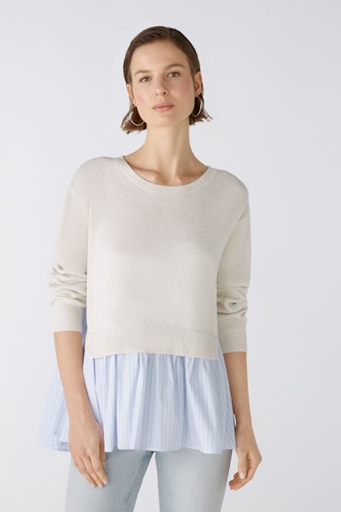 Bild 1 von Pullover cotton blend in offwhite | Oui