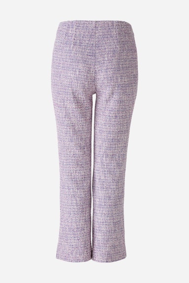 Bild 8 von Slip-on trousers easy kick, mid waist, cropped in dk blue violett | Oui