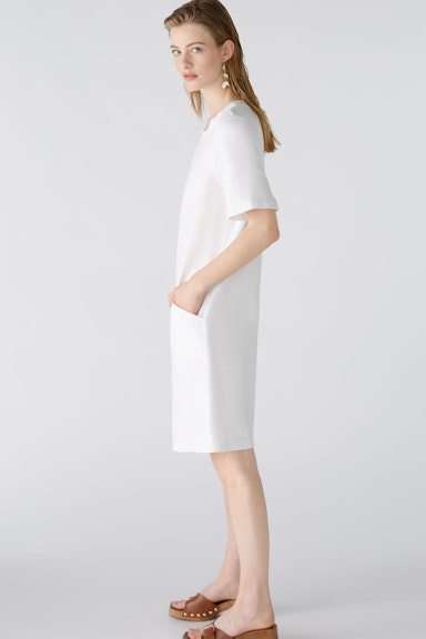 Bild 5 von Kleid Leinen-Baumwollpatch in optic white | Oui