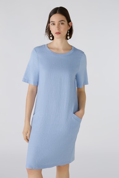 Bild 2 von Kleid Leinen-Baumwollpatch in light blue | Oui