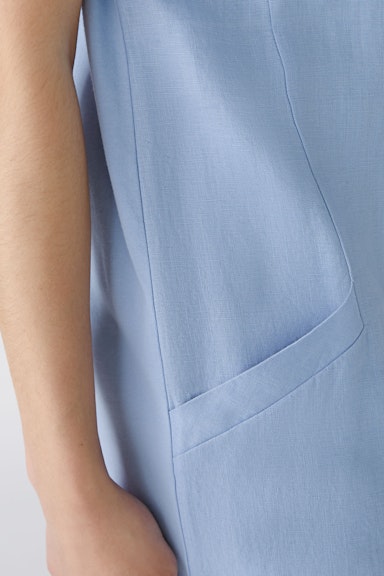 Bild 5 von Dress linen-cotton patch in light blue | Oui