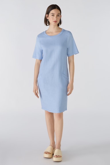 Bild 1 von Kleid Leinen-Baumwollpatch in light blue | Oui