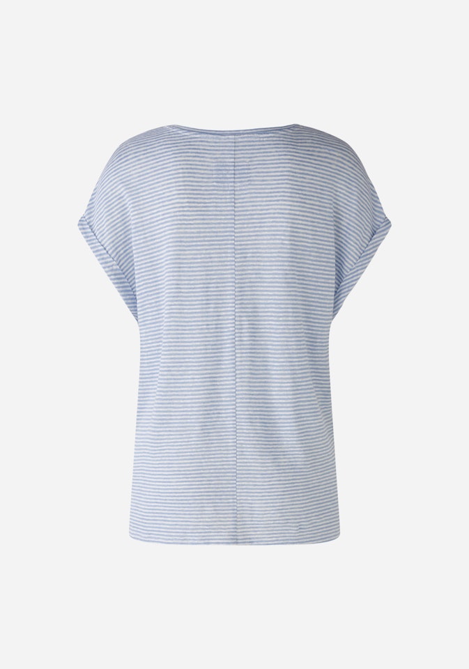 Bild 7 von T-Shirt 100% Leinen in offwhite blue | Oui