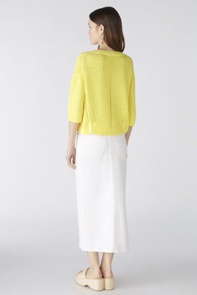 Bild 3 von Pullover cotton blend in yellow | Oui