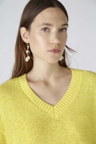 Bild 4 von Pullover cotton blend in yellow | Oui