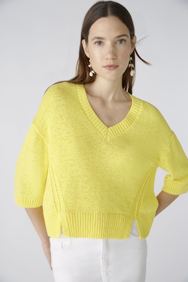 Bild 5 von Pullover cotton blend in yellow | Oui