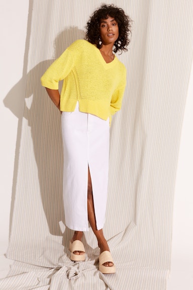 Bild 6 von Pullover cotton blend in yellow | Oui