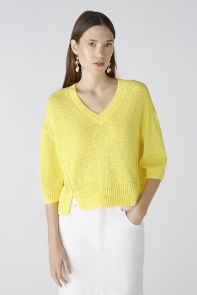 Bild 1 von Pullover cotton blend in yellow | Oui