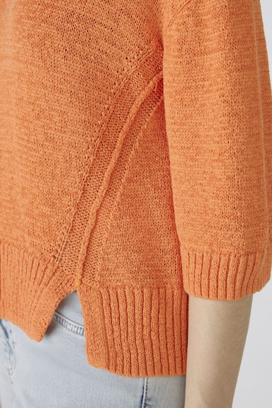 Bild 5 von Pullover cotton blend in vermillion orange | Oui