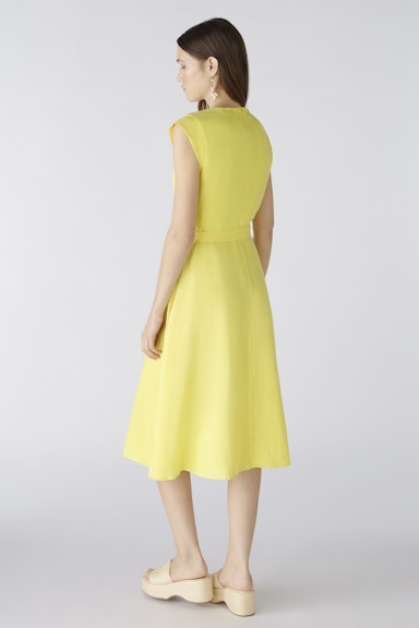 Bild 3 von Midi dress linen-cotton patch in yellow | Oui