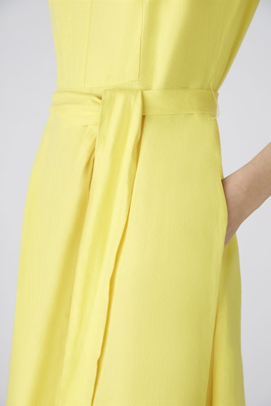 Bild 5 von Midi dress linen-cotton patch in yellow | Oui