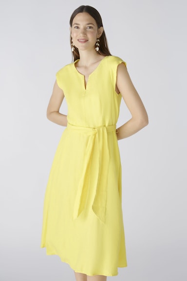 Bild 6 von Midi dress linen-cotton patch in yellow | Oui
