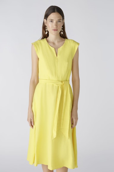 Bild 1 von Midi dress linen-cotton patch in yellow | Oui