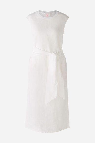Bild 6 von Midi dress linen-cotton patch in optic white | Oui