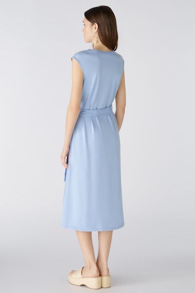 Bild 3 von Midi dress linen-cotton patch in light blue | Oui