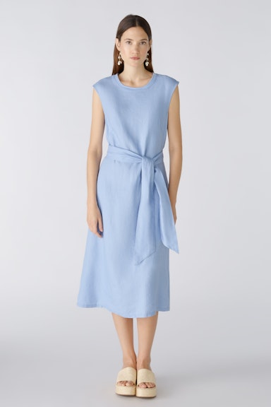 Bild 1 von Midi dress linen-cotton patch in light blue | Oui