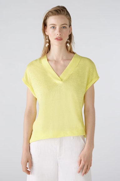 Bild 2 von T-Shirt 100% Leinen in yellow | Oui