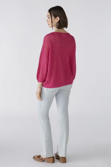 Bild 4 von Pullover 100% linen in pink | Oui