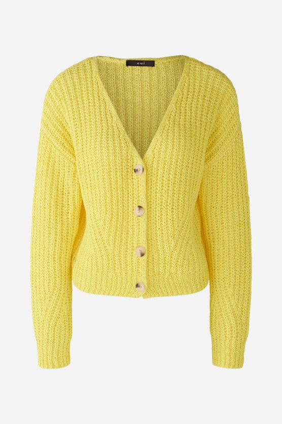 Cardigan in shortened length