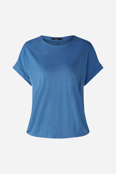 Bild 5 von T-shirt modal blend in bright cobalt | Oui