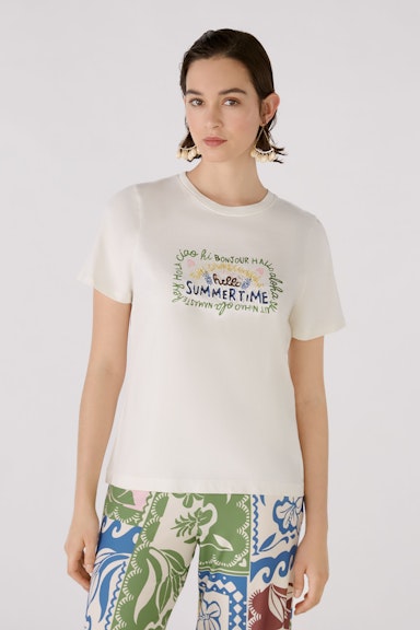 Bild 2 von T-shirt pure organic cotton in gardenia | Oui