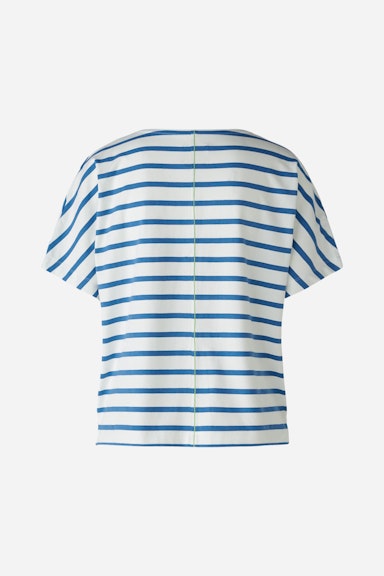 Bild 8 von T-Shirt elastische Baumwolle in white blue | Oui