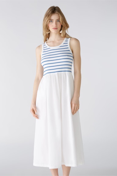 Bild 2 von Midi dress cotton in white blue | Oui