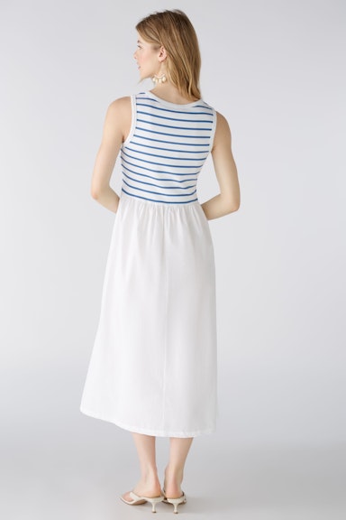 Bild 3 von Midi dress cotton in white blue | Oui