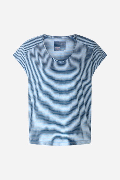 Bild 5 von T-shirt made from 100% organic cotton in blue white | Oui