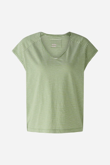 Bild 6 von T-Shirt aus 100% Bio-Baumwolle in green white | Oui