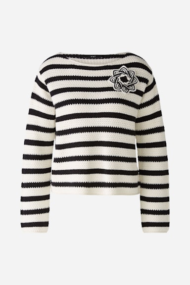 Bild 7 von Pullover reine Baumwolle in offwhite black | Oui