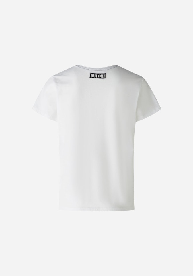 Bild 7 von T-Shirt reine Baumwolle in optic white | Oui