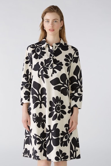 Bild 2 von Hemdblusenkleid reine Baumwolle in offwhite black | Oui