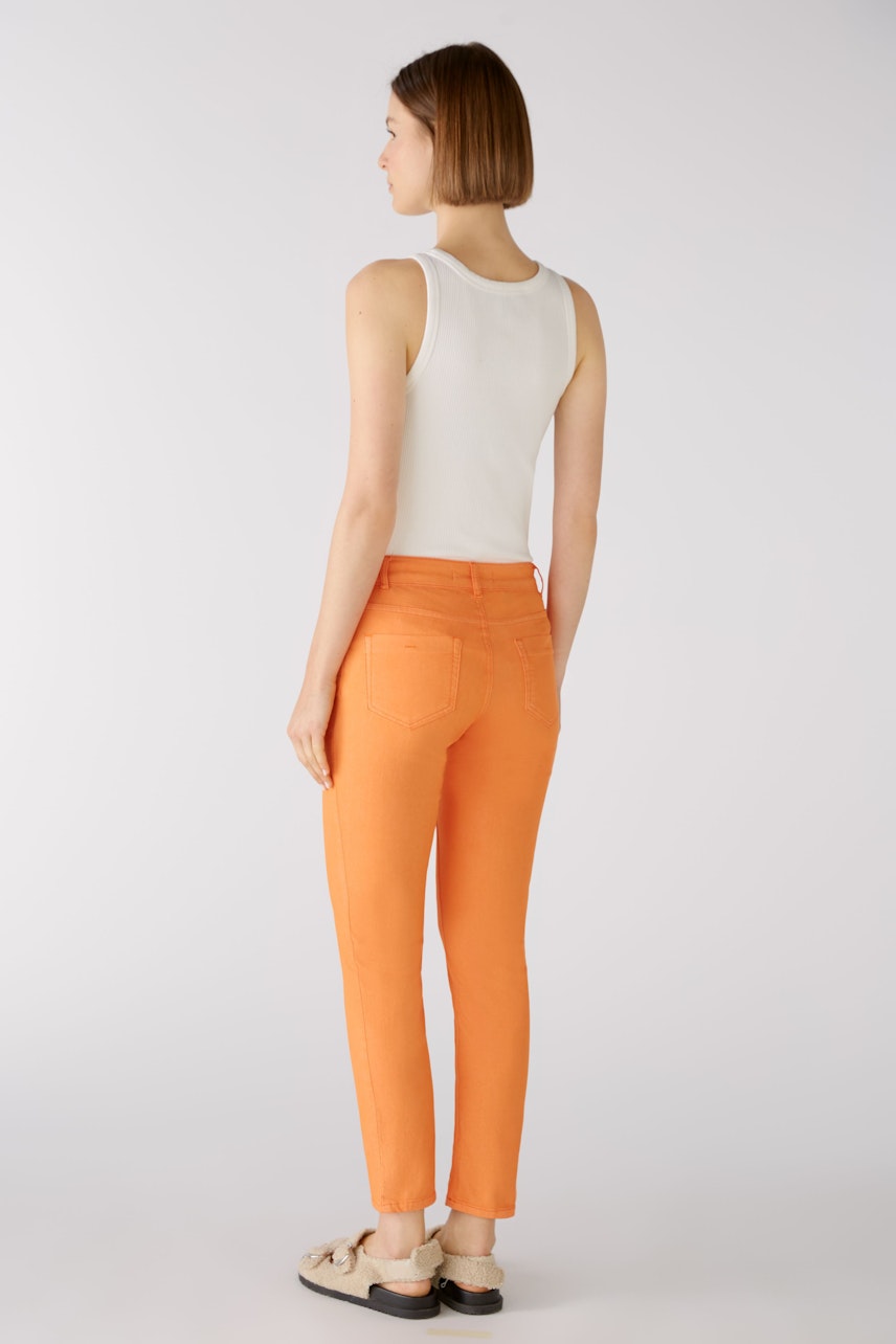 Bild 3 von BAXTOR cropped Jeggings  slim-fit in flame orange | Oui