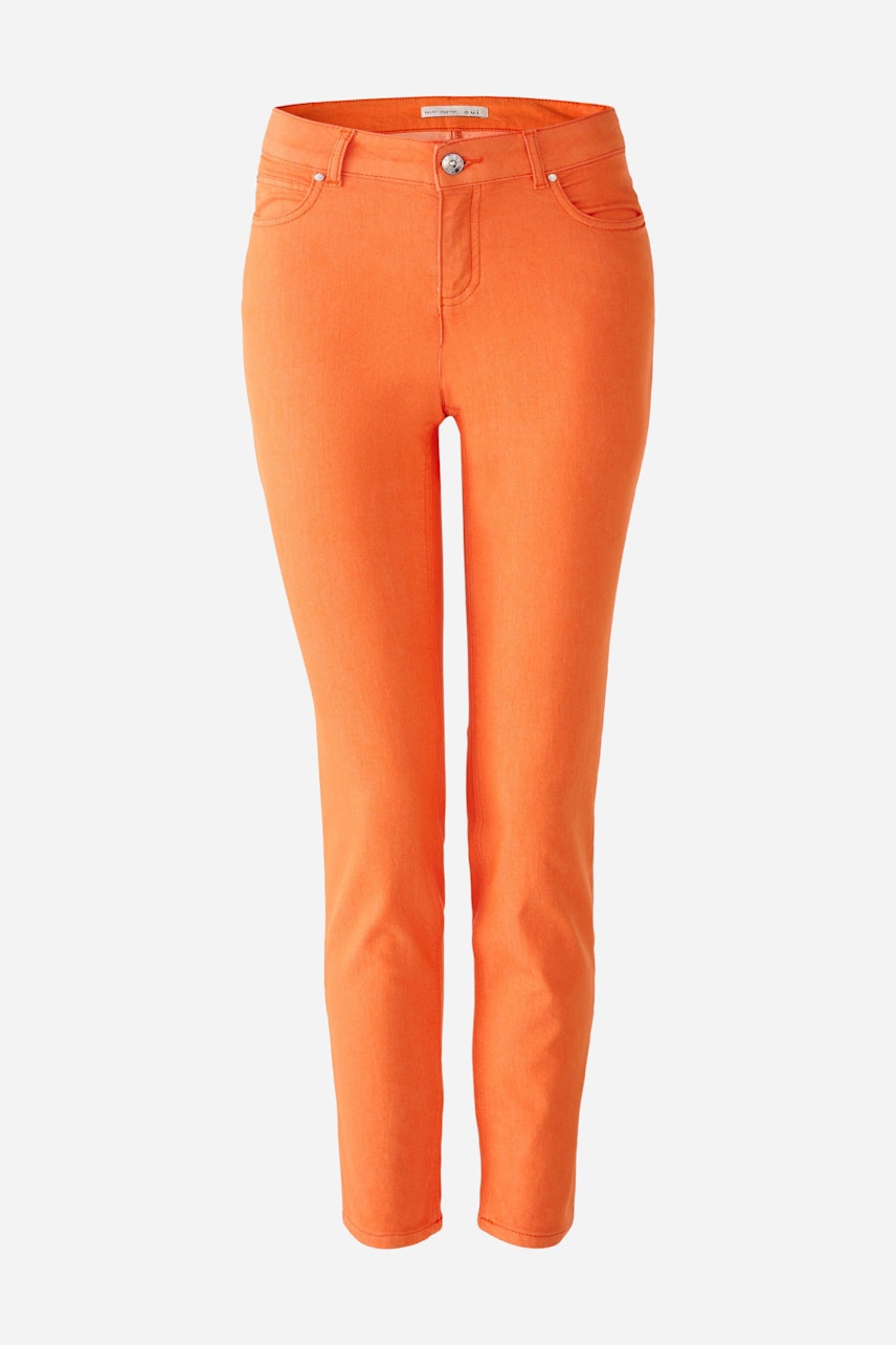 Bild 6 von BAXTOR cropped Jeggings slim-fit in vermillion orange | Oui