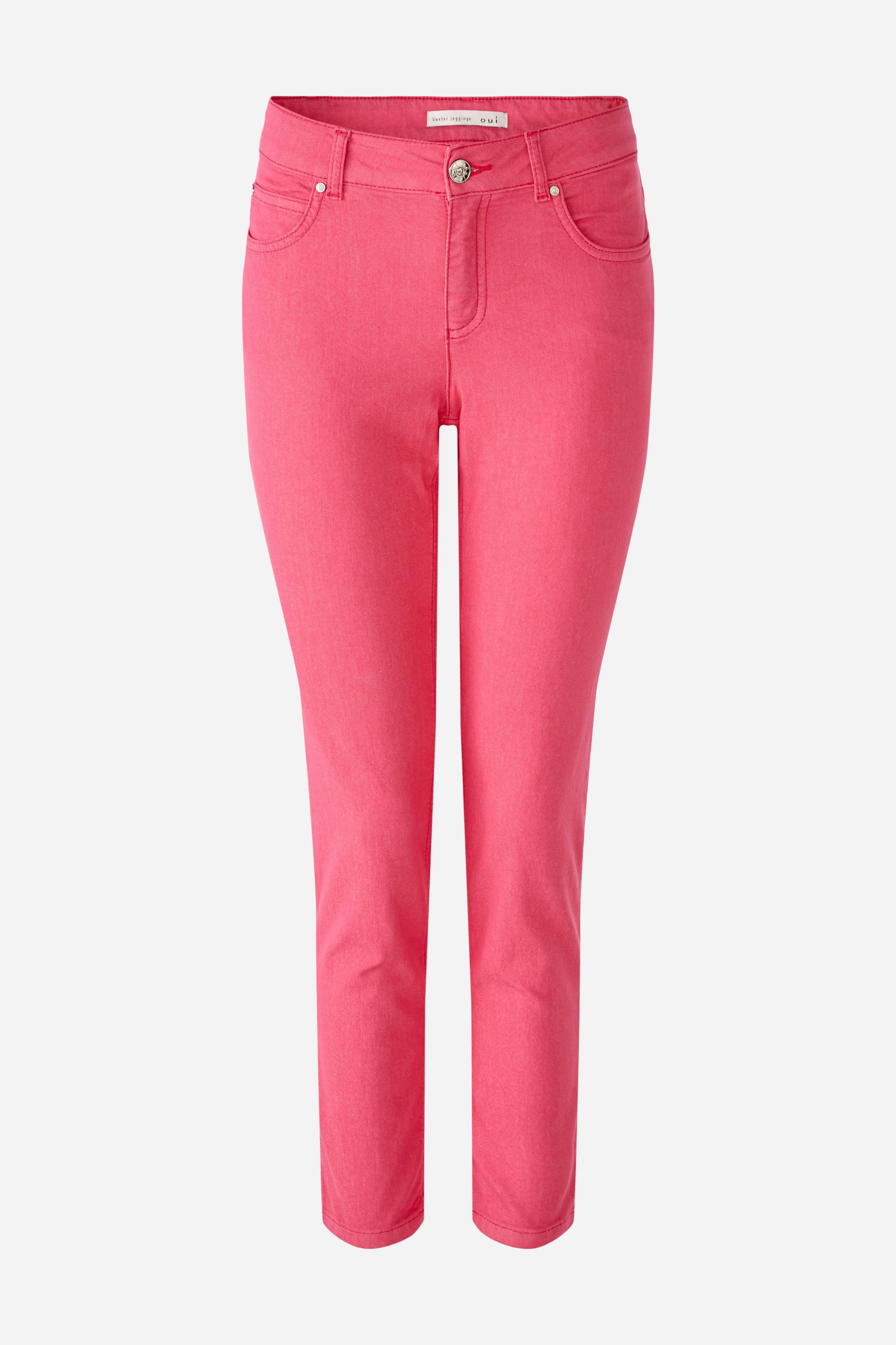 Bild 1 von BAXTOR cropped Jeggings Slim-Fit in raspberry sorbet | Oui